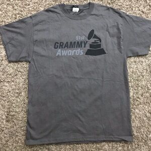 51st Grammy Awards mens grey short sleeve t-shirt
